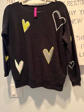 Sweater with hearts